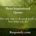 Short Inspirational Quotes to Motivate You In 2025